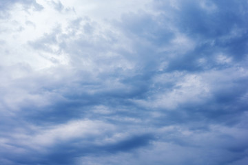 Storm clouds closed the sky. The sky before the rain. Dramatic view of the sky.