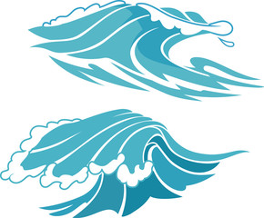 Simple Sea Water Wave Surf