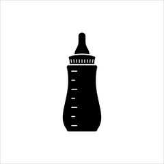 Baby Bottle Icon, Milk, Water Bottle Icon