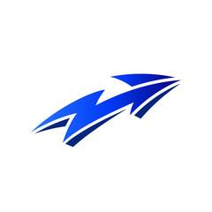 thunder and arrow design vector, volt icon , danger symbol