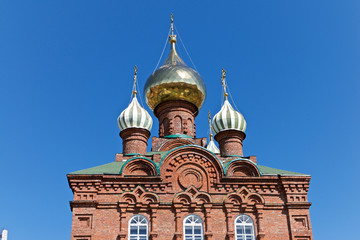 Church Of The Resurrection. The village of Sovetsko-Nikol'skoye, Zavyalovsky district, Udmurt Republic, Russia