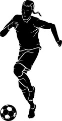 Naklejka premium Soccer Football Play
