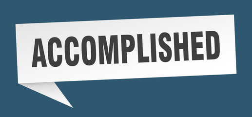 accomplished