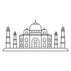 gate structure emblematic of indian