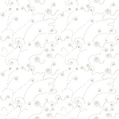  vector seamless pattern curls dotted