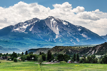 Fototapeta premium Rocky Mountain Landscape Photo