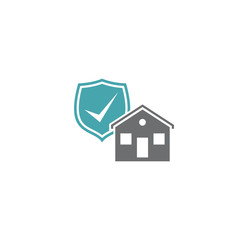 Fototapeta premium Insurance related icon on background for graphic and web design. Simple illustration. Internet concept symbol for website button or mobile app.