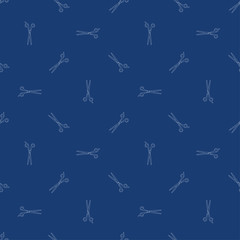 Womens hair salon seamless pattern.Design background. Vector illustration