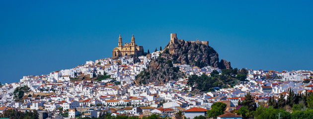 Obraz premium Olvera white village in Cadiz province, Andalusia, Spain