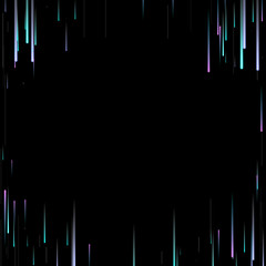 Fast Effect. Motion Neon Light Movement static