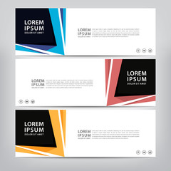 modern banner template, vector illustration