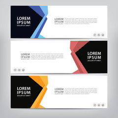 modern banner template, vector illustration