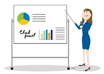 ビジネス用素材_ホワイトボード