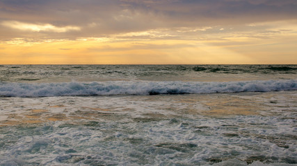 Sunset on the beach, Karon, Phuket, Thailand