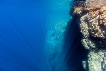 Underwater Cliff Croatia