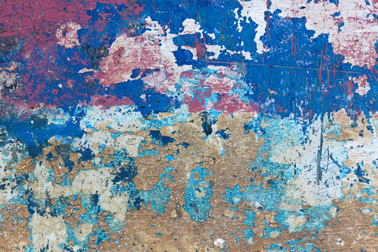 multicolor texture of painted surface © auris