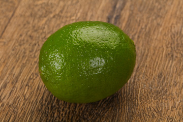 Ripe green lime