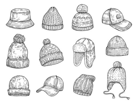 Winter Hat Sketch Images – Browse 20,565 Stock Photos, Vectors, and Video |  Adobe Stock