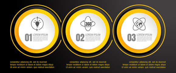 infographics business, process chart design template for presentation. abstract timeline elements, You can place relevant content in the area, vector illustration.