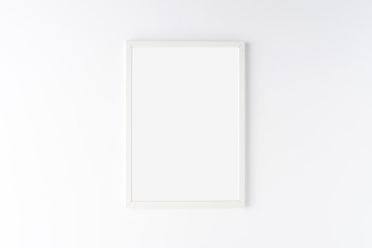 Photo frame with copyspace isolated on white background