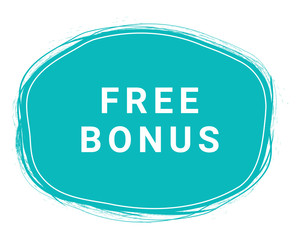 Bonus, Speech Bubble Banner, Element Design Template, App Icon, Vector Illustration.