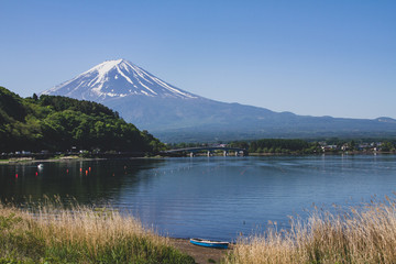  Mt Fuji at lake Kawaguchiko