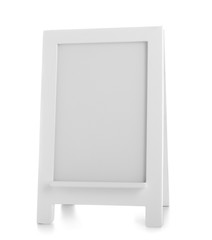 Blank photo frame on white background