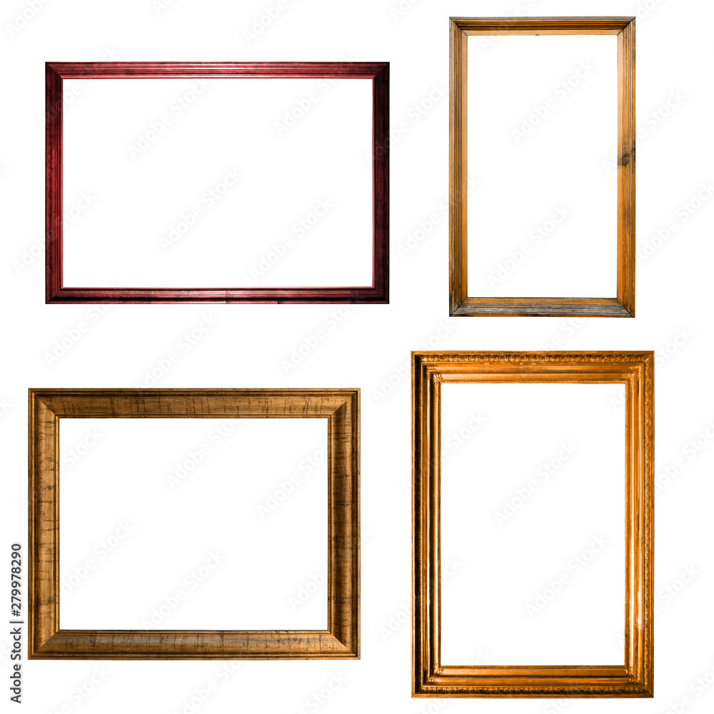 Aufkleber frame set isolated on white background. template for design
