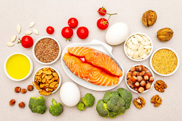 Ketogenic diet concept