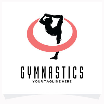 Gymnastic Logo Design Template