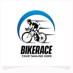 Bike Race Logo Design Template