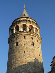 Fototapeta na wymiar Galata Tower in istanbul, Turkey