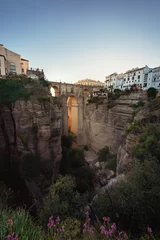 Papier Peint photo Ronda Pont Neuf Ronda Puente Nuevo Bridge - Ronda, Malaga Province, Andalusia, Spain