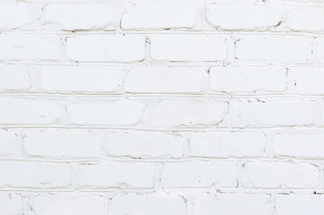 Modern white brick wall texture background with place for your text. Image in light gray tonality