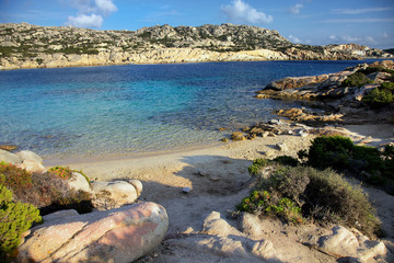 Obraz premium Beach Baia Trinità. La Maddalena Island, Sardinia, Italy