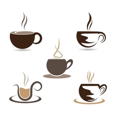 Coffee vector icon illustration design