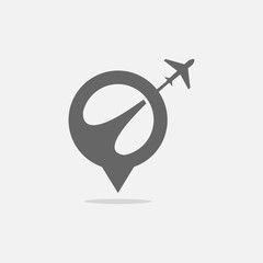 Travel logo design vector template illustration