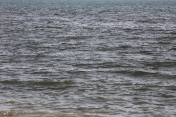 Surface of the sea with a ripple wave.