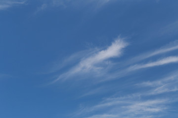 Blue Sky is bright in the daytime and have white clouds.