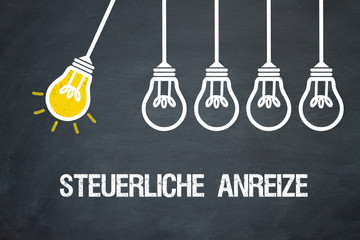 Fototapeta premium Steuerliche Anreize