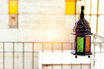 Ramadan Kareem and eid al fitr flying Lanterns Egyptian Fanoos. Lanterns/Arabic lamp fanoos for Ramadan Kareem /Eid al Fitr Mubarak