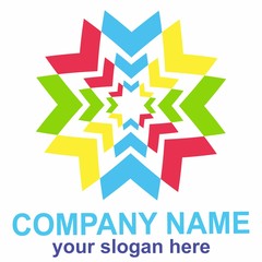 star, ribbon, flower, clover, arrow, color, colorful, direction, study, smart, education, app, mobile, computer, modern,