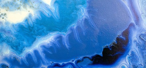 Abstract background painted with acrylics, cosmos and universe