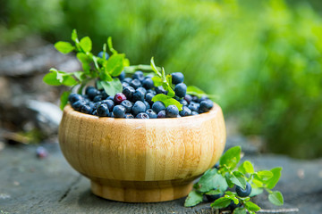 Organic blueberries