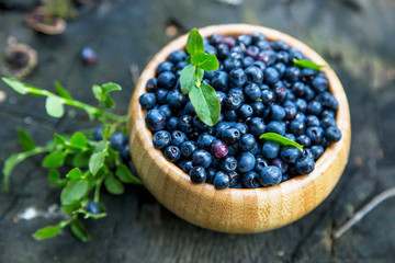 Organic blueberries