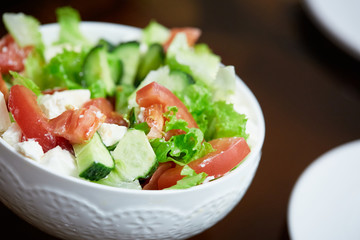 raw vegetable salad with tomatoes