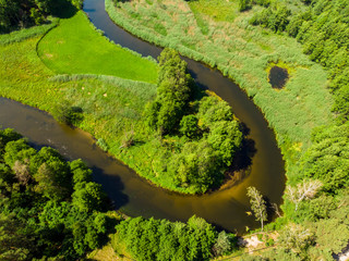Rzeka Brda kajaki spływ kajakowy bory tucholskie lato wiosna urlop wakacje odpoczynek