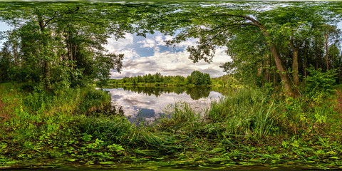 full seamless spherical hdri panorama 360 degrees angle view on pedestrian walking path among the...