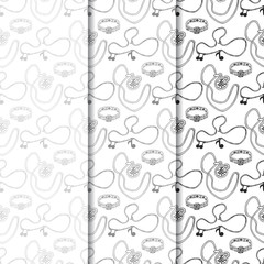 jewelry accessories seamless fashion pattern 
