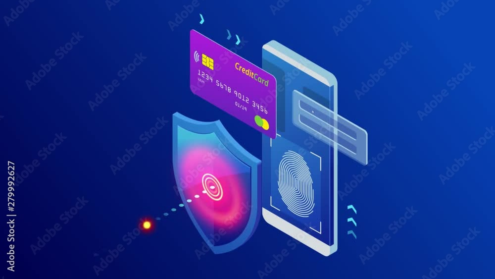 Poster isometric protection network security and safe your data concept. web page design templates cybersec